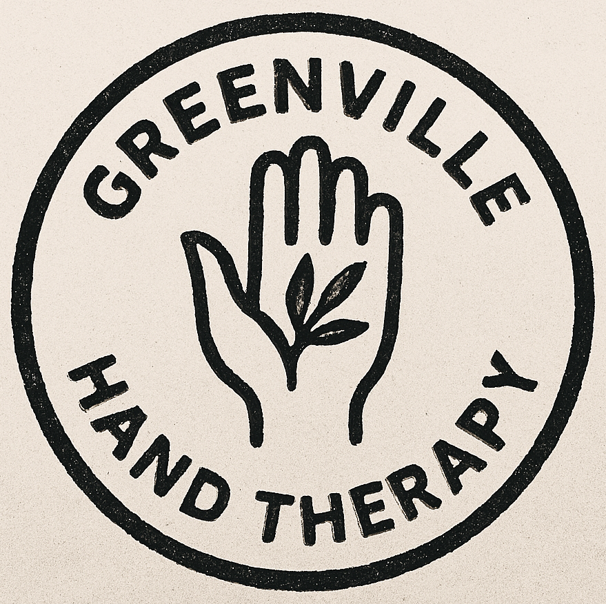 Greenville Hand Therapy logo representing certified hand therapy services in Hunt County TX
